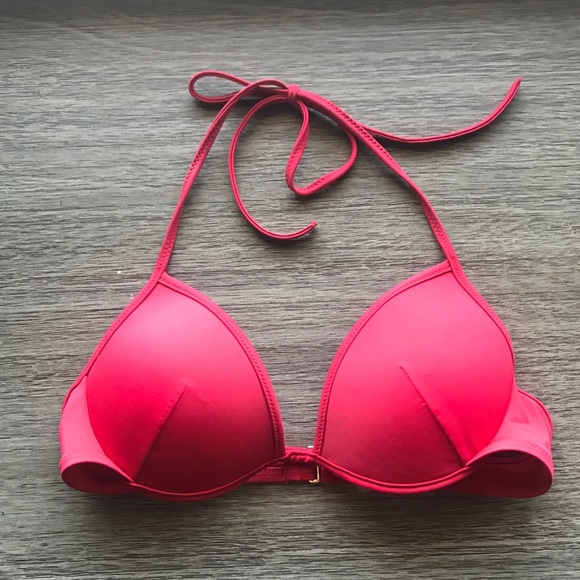 Victoria's Secret Other - Red Halter Triangle Push Up VS Bikini Top Victoria's Secret Other - Red Halter Triangle Push Up VS Bikini Top